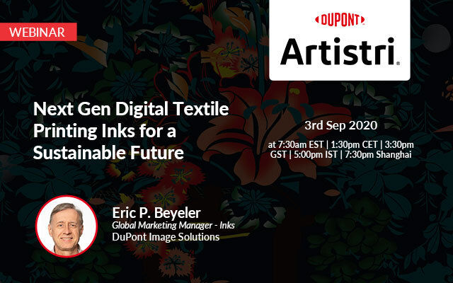 NEXT GEN DIGITAL TEXTILE PRINTING INKS FOR A SUSTAINABLE FUTURE